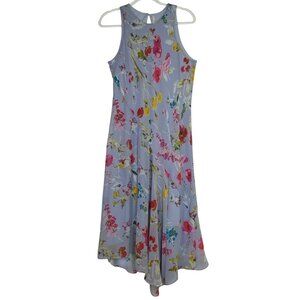 Rachel Roy Floral Print Maxi Dress Medium Boho Western Prairie Y2K Hippie Pretty